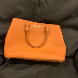 Authentic burnt Orange Michael Kors handbag